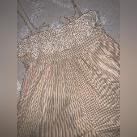 Nwt free people Fiorella Romper spring boho classic M $138 casual striped - Picture 6 of 6